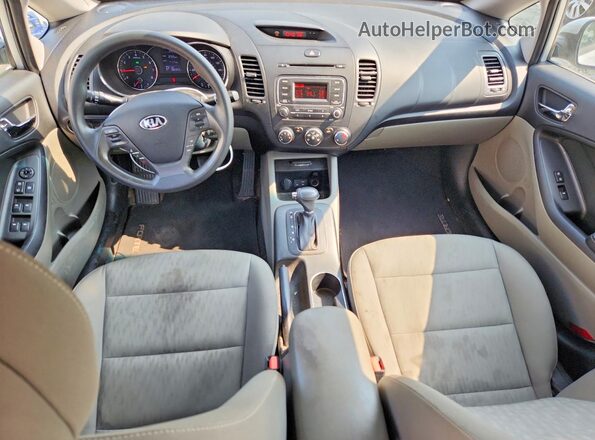 KNAFK4A66G5576166 2016 KIA FORTE Silver Widok deski rozdzielczej