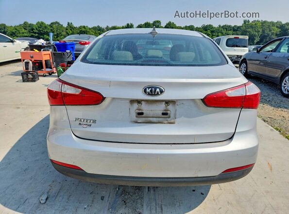 KNAFK4A66G5576166 2016 KIA FORTE Silver Widok z tyłu