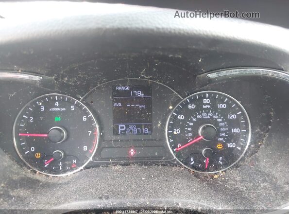 KNAFK4A67G5438507 2016 KIA FORTE Red Вид задніх сидінь