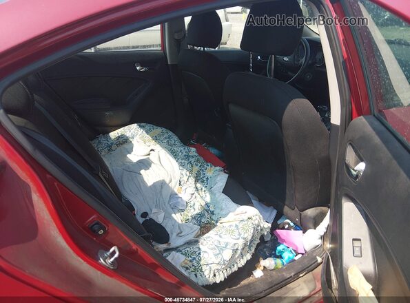 KNAFK4A67G5438507 2016 KIA FORTE Red Вид наклейки з VIN-кодом