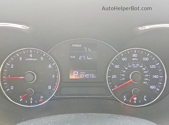 KNAFK4A67G5561885 2016 KIA FORTE Black Vista del cuadro de instrumentos