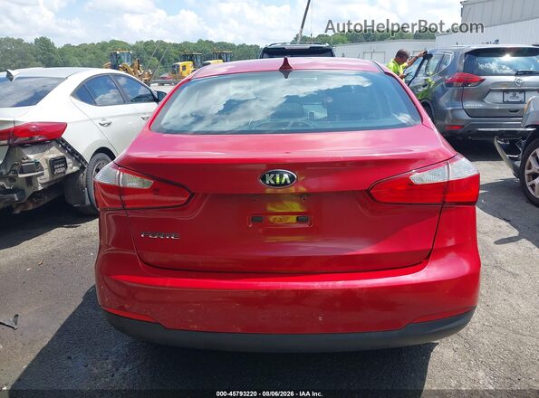 KNAFK4A68G5574998 2016 KIA FORTE Красный 