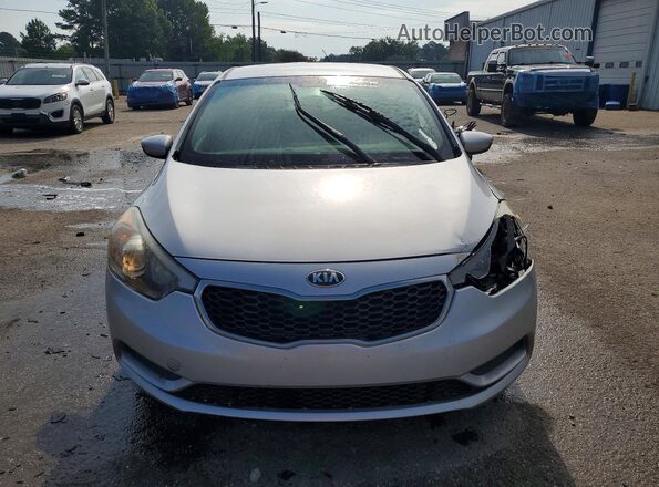 KNAFK4A68G5594913 2016 KIA FORTE Silver Widok z przodu
