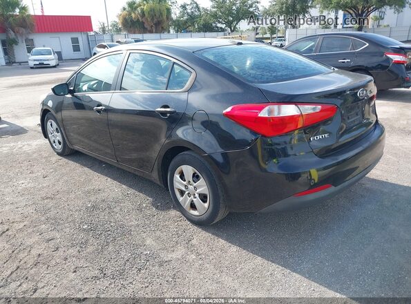 KNAFK4A6XG5542540 2016 KIA FORTE Black Задня ліва чверть
