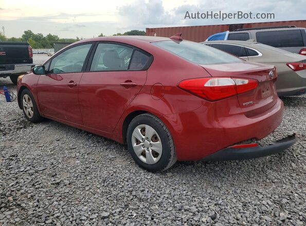 KNAFK4A6XG5611615 2016 KIA FORTE Red Trasero izquierdo
