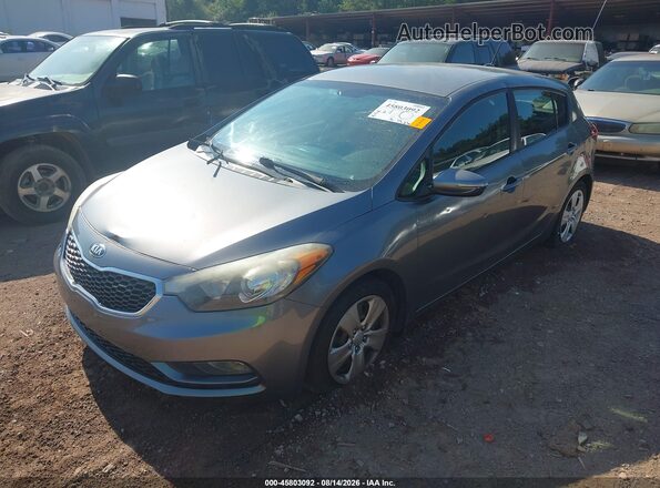 KNAFK5A82G5573546 2016 KIA FORTE Серый Передняя левая четверть