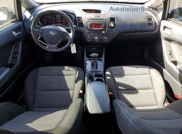 KNAFK5A82J5773818 2018 KIA FORTE Silver Widok deski rozdzielczej