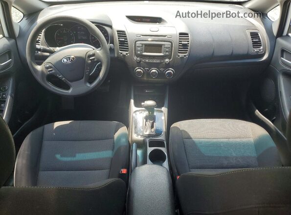 KNAFK5A83J5773536 2018 KIA FORTE White Widok deski rozdzielczej