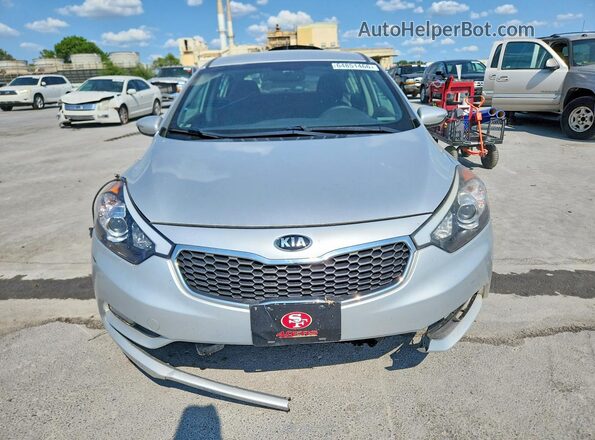 KNAFK5A85G5651026 2016 KIA FORTE Silver Front view