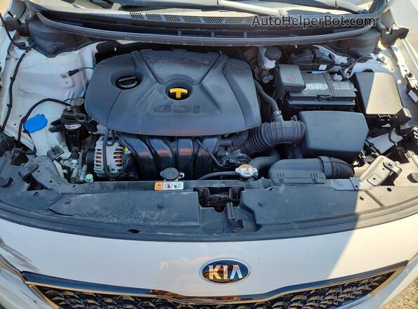 KNAFK5A85H5693598 2017 KIA FORTE White Widok wnętrza z tyłu