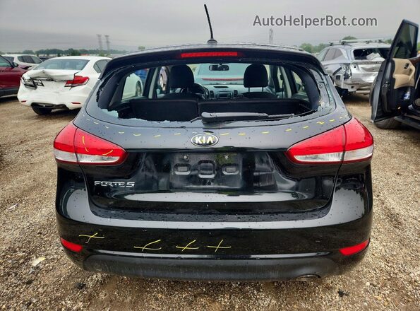 KNAFK5A86H5667947 2017 KIA FORTE Black Вид ззаду