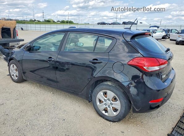 KNAFK5A86H5688944 2017 KIA FORTE Black უკანა მარცხენა