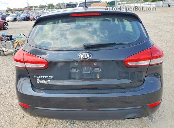 KNAFK5A86H5688944 2017 KIA FORTE Black უკანა ხედი