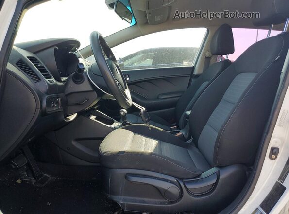 KNAFK5A89G5582891 2016 KIA FORTE White წინა სალონის ხედი