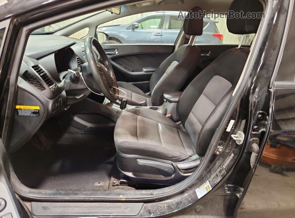 KNAFK5A8XG5583774 2016 KIA FORTE Black Widok wnętrza z przodu