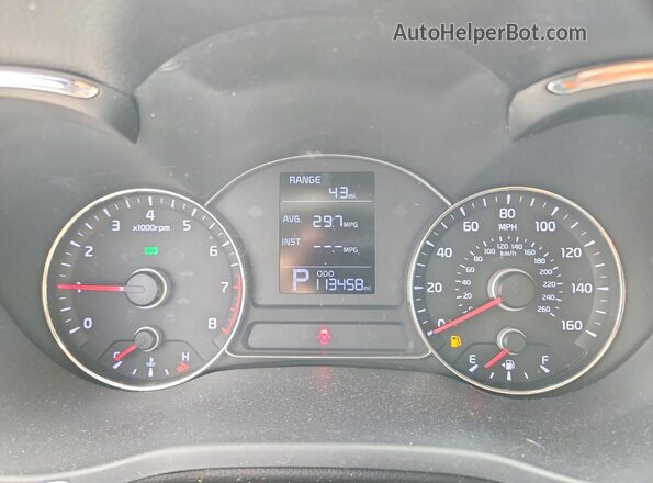 KNAFX4A60G5520161 2016 KIA FORTE Черный Вид щитка приборов
