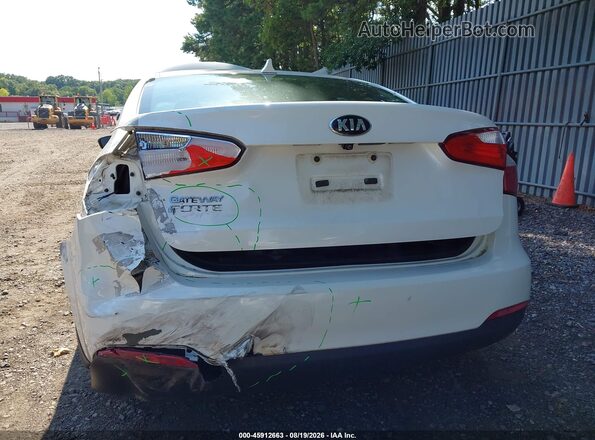 KNAFX4A60G5541981 2016 KIA FORTE White Vista frontal