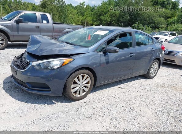 KNAFX4A60G5608952 2016 KIA FORTE Синий Передняя левая четверть