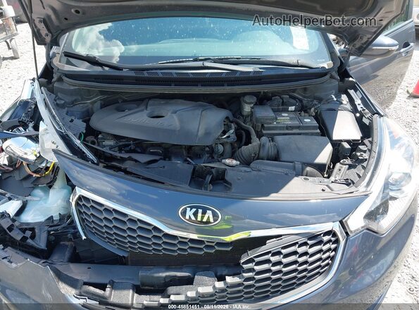 KNAFX4A60G5608952 2016 KIA FORTE Синий Вид сзади