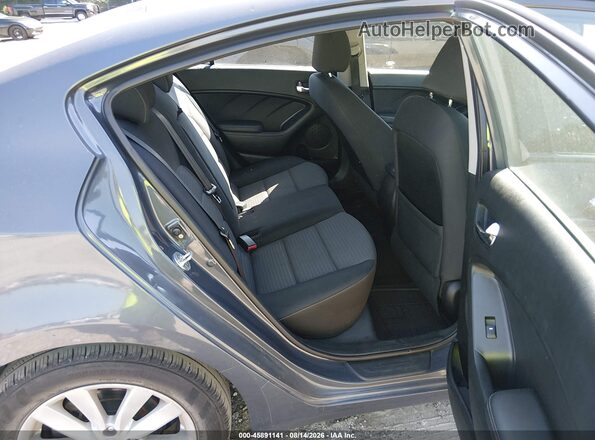 KNAFX4A61G5594575 2016 KIA FORTE Gray VIN կոդի պիտակի տեսք