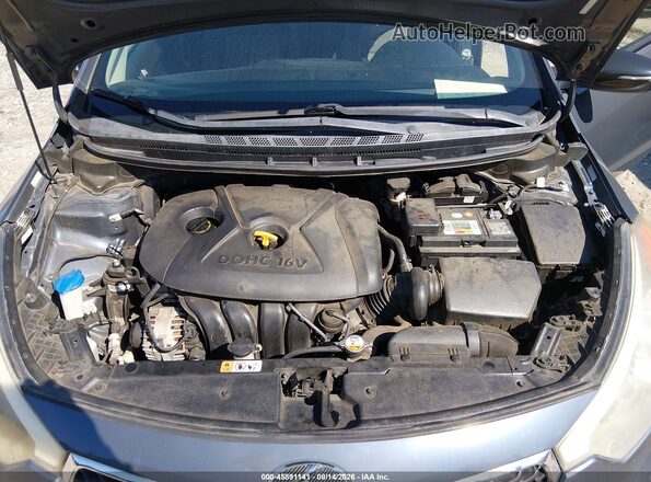 KNAFX4A61G5594575 2016 KIA FORTE Gray Հետևի տեսք