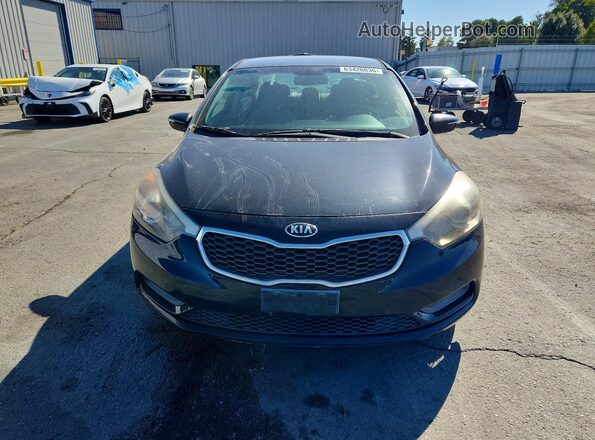 KNAFX4A63G5463812 2016 KIA FORTE Black Вид спереду