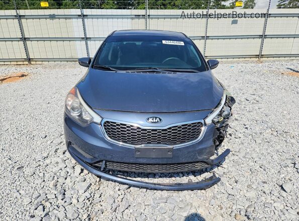 KNAFX4A63G5516623 2016 KIA FORTE Gray Front view