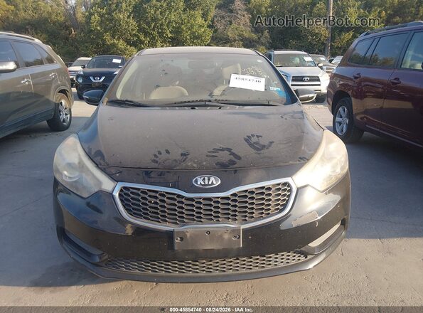 KNAFX4A64G5499718 2016 KIA FORTE Black Вид спереду