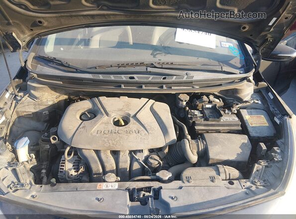 KNAFX4A64G5499718 2016 KIA FORTE Black Вид ззаду