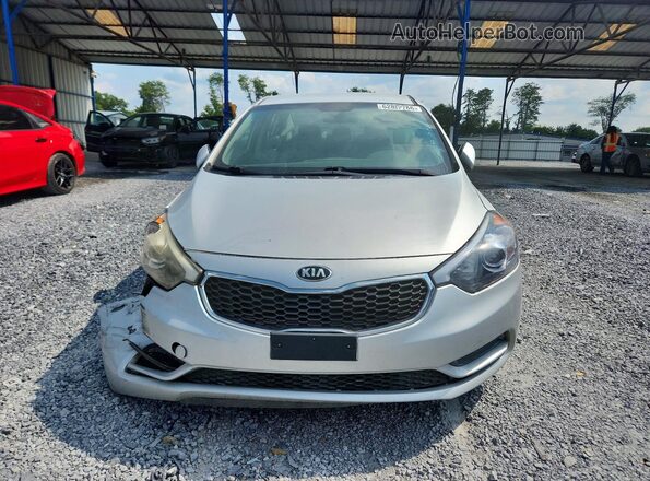 KNAFX4A65G5446252 2016 KIA FORTE Silver წინა ხედი