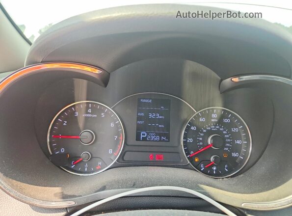 KNAFX4A65G5446252 2016 KIA FORTE Silver ხელსაწყოთა პანელის ხედი