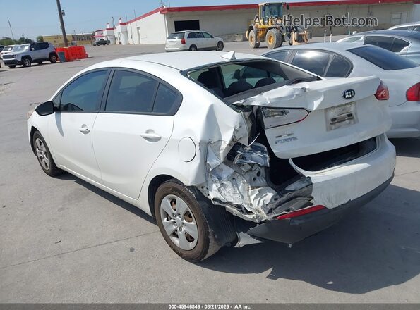 KNAFX4A65G5497167 2016 KIA FORTE White Tył lewy