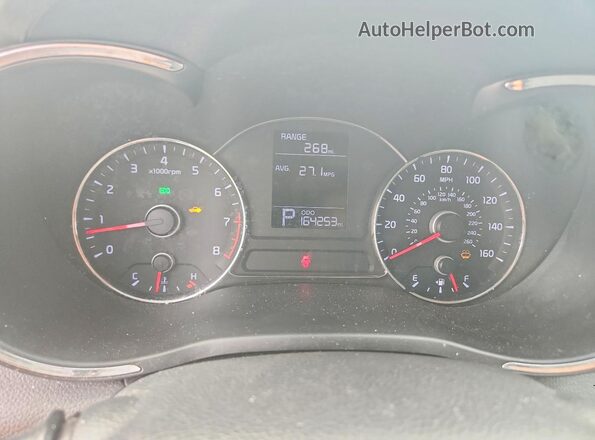 KNAFX4A65G5501038 2016 KIA FORTE White Սարքավորումների վահանակի տեսք
