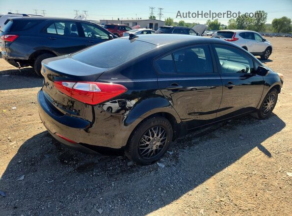 KNAFX4A66G5534839 2016 KIA FORTE Black Trasero derecho