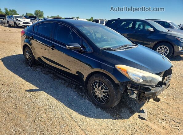 KNAFX4A66G5534839 2016 KIA FORTE Black Delantero derecho