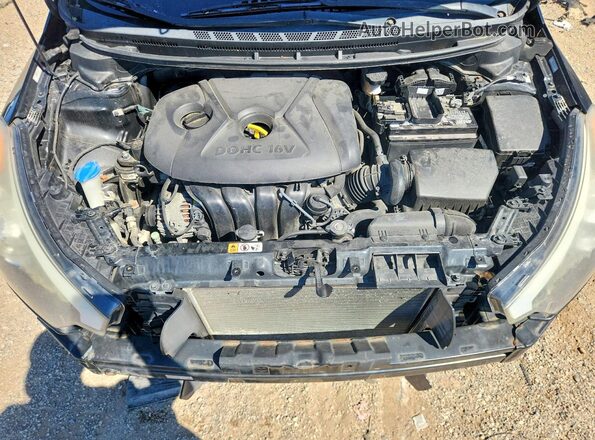 KNAFX4A66G5534839 2016 KIA FORTE Black Vista interior trasera