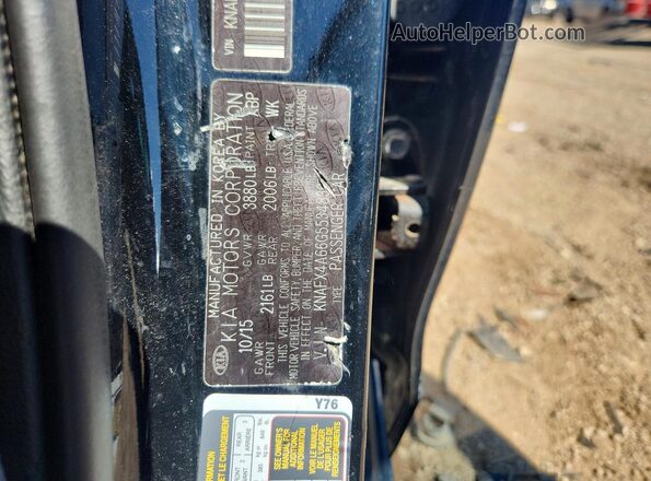 KNAFX4A66G5534839 2016 KIA FORTE Black Vista del compartimento del motor