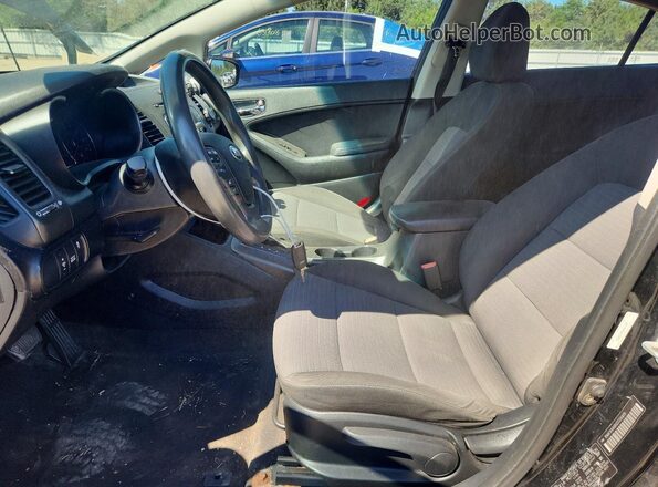 KNAFX4A66G5534839 2016 KIA FORTE Black Vista interior delantera