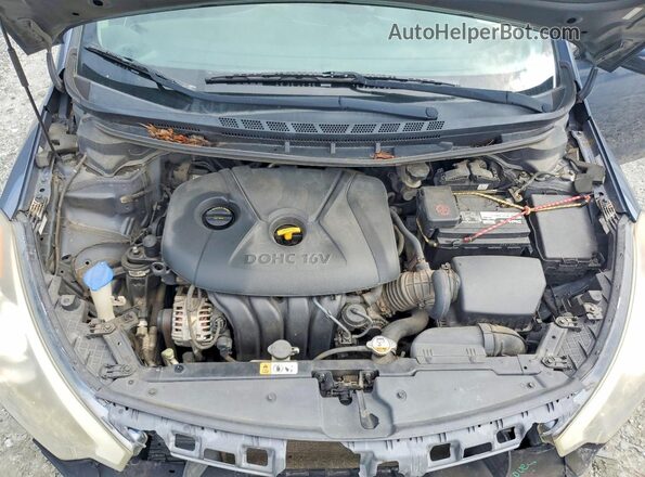 KNAFX4A66G5566934 2016 KIA FORTE Gray Սալոնի հետևի տեսք