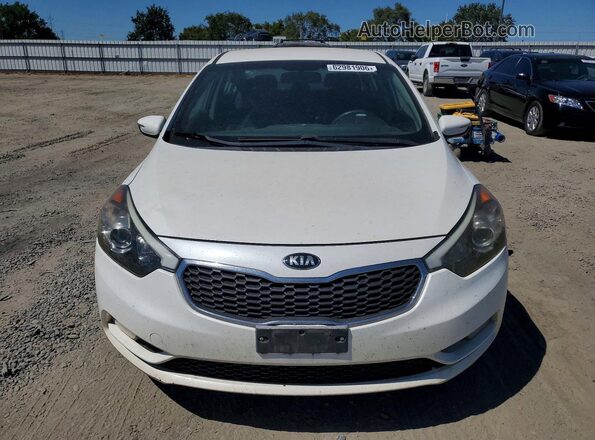 KNAFX4A67G5444356 2016 KIA FORTE White Vista trasera
