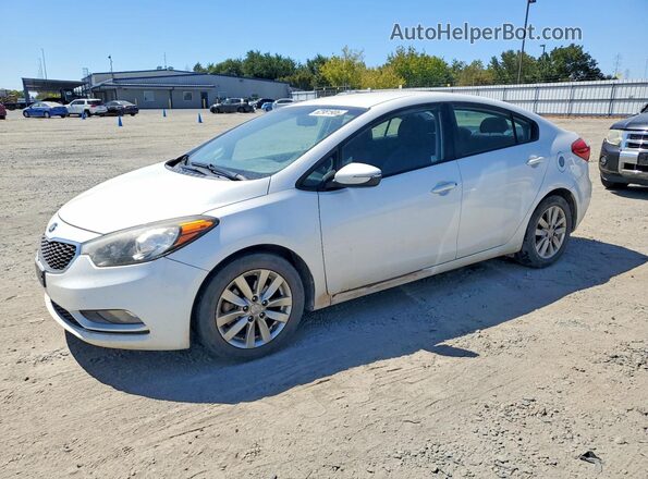 KNAFX4A67G5444356 2016 KIA FORTE White Trasero izquierdo