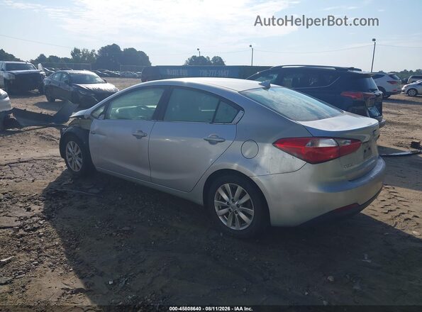 KNAFX4A67G5445703 2016 KIA FORTE Silver Задня ліва чверть