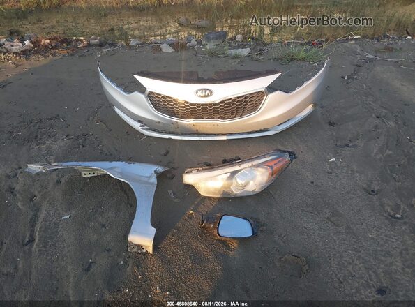KNAFX4A67G5445703 2016 KIA FORTE Silver Вид щитка приладів