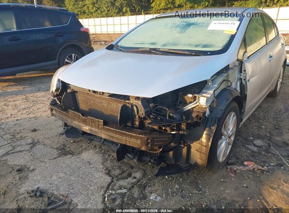 KNAFX4A67G5445703 2016 KIA FORTE Silver Вид спереду