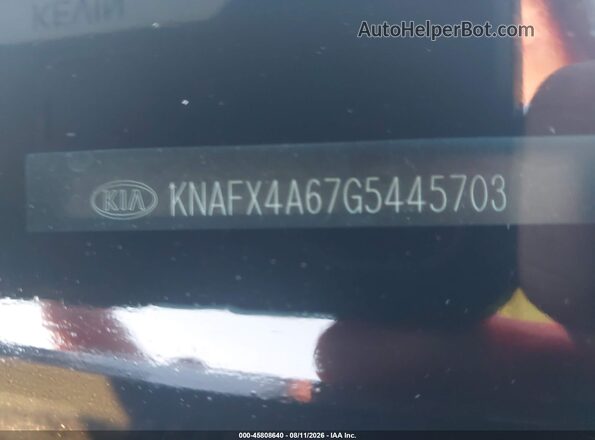 KNAFX4A67G5445703 2016 KIA FORTE Silver 