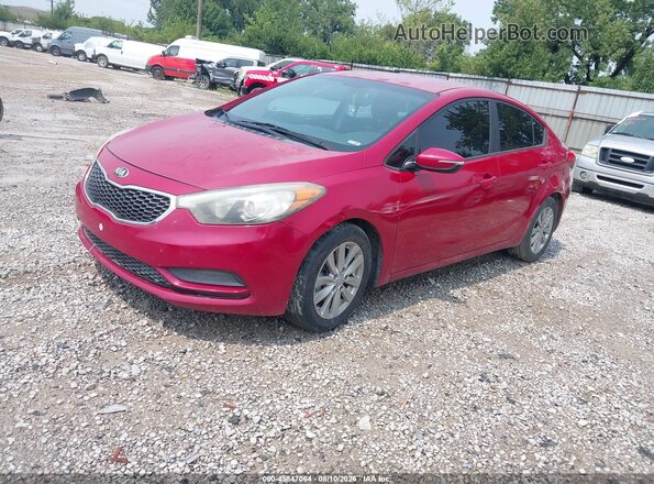 KNAFX4A68G5508033 2016 KIA FORTE Red Передня ліва чверть
