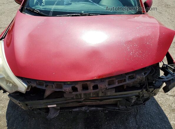 KNAFX4A68G5544823 2016 KIA FORTE Red უკანა სალონის ხედი