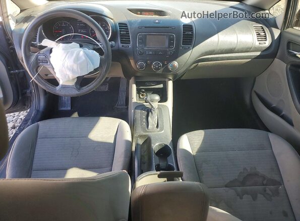 KNAFX4A6XG5560148 2016 KIA FORTE Gray Вид панелі приладів
