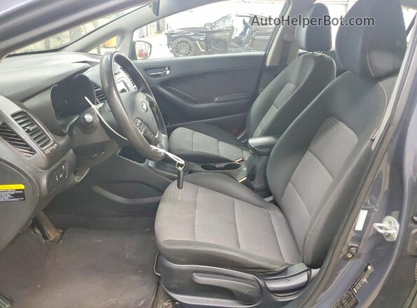 KNAFX4A6XG5580190 2016 KIA FORTE Blue Vista interior delantera