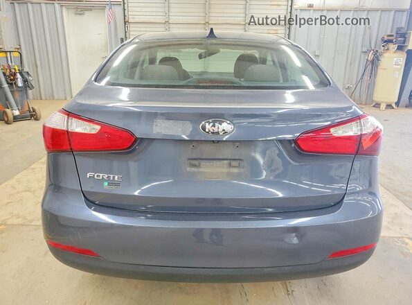 KNAFX4A6XG5580190 2016 KIA FORTE Blue Vista trasera